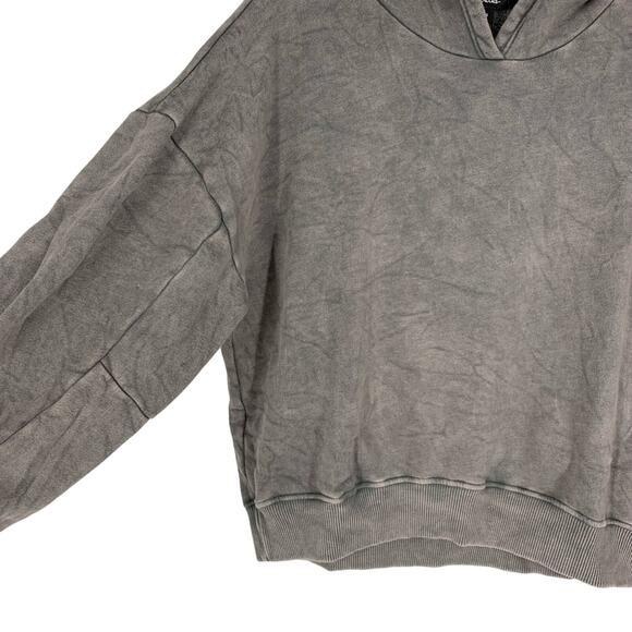 Lulu's Charcoal Hooded Sweatshirt Women's Size Small NEW - Picture 4 of 8